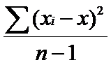 1/(n-1) * sum( (x_i - my)^2